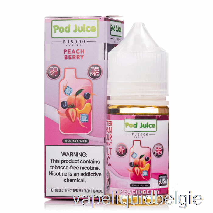 Vape Vloeibare Perzikbes - Peulensap Pj5000 - 30 Ml 55 Mg